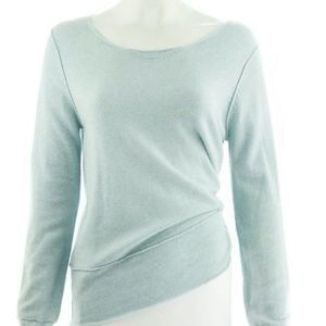TOCI Light Blue Long Sleeve Cashmere Sweater Size XS